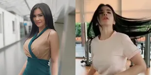 7 Potret Maria Vania Buka Baju di Tempat Gym, Tato Punggungnya Jadi Sorotan dan Bikin Heboh - Netizen Terkesima dengan Body Goals-nya