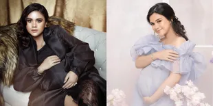 7 Potret Maternity Shoot Audi Marissa, Dipuji Karena Pakai Gaun Sopan - Tetap Cantik Bak Bidadari Meski Make Up Bernuansa Nude