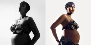 7 Potret Maternity Shoot Kimmy Jayanti, Tak Sabar Menanti Kelahiran Anak Ketiga - Kenakan Outfit Unik Beraksen Ular