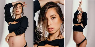 7 Potret Maternity Shoot Terbaru Jennifer Bachdim, Pamer Bare Baby Bump Jelang Persalinan