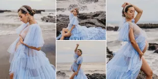 7 Potret Maternity Shoot Terbaru Jennifer Bachdim, Pamer Bare Baby Bump di Pinggir Pantai
