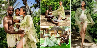 7 Potret Maternity Shoot Terbaru Kimmy Jayanti, Pamer Baby Bump Bersama Anak & Suami