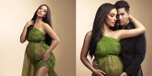 7 Potret Maternity Shoot Terbaru Vanessa Lima Kakak Ipar Jessica Iskandar, Tetap Cantik Menawan di Balik Gaun Hijau Transparan