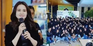 7 Potret Michelle Ziudith Buka Bersama Fansnya 'Michellers', Seru dan Bahagia Berbagi Momen Ramadan