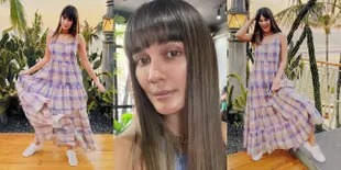 7 Potret Model Rambut Baru Luna Maya, Kembalikan Poni Depan Ikonik - Lebih Fresh dan Menggemaskan Bak ABG