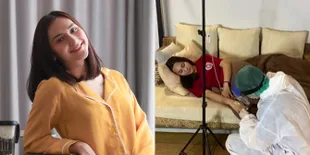 7 Potret Momen Isolasi Mandiri Dena Rachman yang Kini Sudah Negatif Covid-19, Tetap Cantik dan Sensual - Sempat Karaoke Bareng BCL