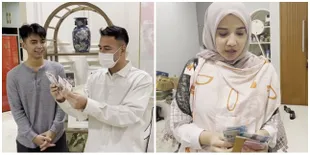 7 Potret Nagita Slavina & Shireen Sungkar Berikan THR Untuk Baby Ukkasya, Nominalnya Bikin Ngiler!
