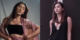 7 Potret OOTD Dena Rachman dengan Outfit 'Terbuka', Pakai Dress Backless - Bikini Warna-Warni