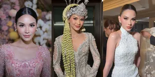 7 Potret Penampilan Alyssa Daguise dari Bridal Shower, Akad Nikah hingga After Party, Cantiknya Menawan & Elegan