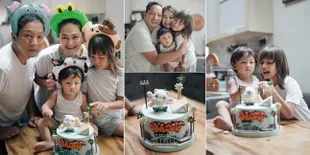 7 Potret Pesta Ulang Tahun Baby Mars Anak Ringgo Agus dan Sabai Morscheck, Dirayakan Sederhana di Rumah
