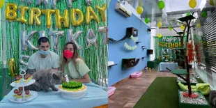 7 Potret Pesta Ultah Kitkat Kucing Salmafina Sunan, Dirayakan Meriah Bareng Pacar