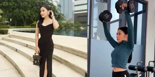 9 Potret Prilly Latuconsina Nge-Gym Didampingi Personal Trainer, Bagikan Tips Perut Rata dan Pinggang Kecil 
