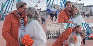 7 Potret Romantis Cut Meyriska dan Roger Danuarta di Bawah Bianglala, Saling Peluk Manja