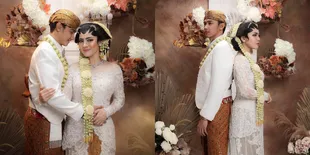 7 Potret Romantis Prewedding Hito Caesar dan Felicya Angelista, Tampil Manglingi Pakai Beskap dan Paes ala Adat Jawa