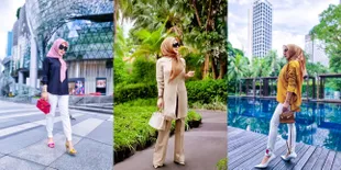 7 Potret Syahrini Nikmati Liburan di Singapura, Dipuji Makin Langsing - Curi Perhatian Pakai Sandal Kanan dan Kiri Beda Warna