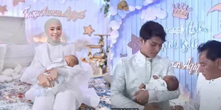 7 Potret Tasyakuran Akikah Baby Leslar Anak Lesti dan Rizky Billar, Prosesi yang Digelar Penuh Makna