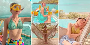 7 Potret Terbaru Dara The Virgin yang Sukses Jadi Sorotan, Pakai Bikini Hingga Berambut Blonde