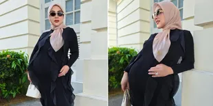 7 Potret Terbaru Syahrini dengan Baby Bump yang Makin Besar, Diduga Hamil Anak Kembar