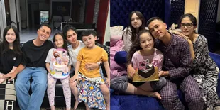 7 Potret Ulang Tahun Sheeva Putri Ussy Sulistiawaty, Dirayakan di Rumah Saja Penuh Kehangatan bersama Keluarga - Dapat Kue Bertema Labubu