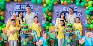 7 Potret Ultah Anak Titi Kamal & Christian Sugiono, Kai Attar Sugiono yang ke-7 Tahun Digelar Meriah Undang Banyak Teman