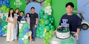 7 Potret Ultah Kauki Anak Wendi Cagur, Bertema Hijau Golf & Biliar - Dirayakan Seru Bareng Keluarga