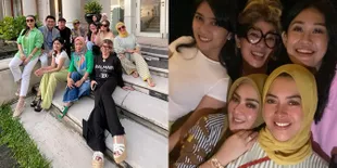 7 Potret Welcome Home Party Syahrini yang Digelar Mewah di Villa Reino Barack, Tamu Undangan Hadir Colourful - Meriah Abis dengan Live Music