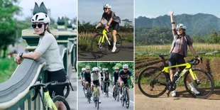 7 Potret Wulan Guritno Tetap Fit dengan Gowes Santai Saat Liburan di Jogja, Hot Mama Banget!