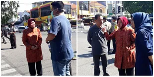 8 Aksi Berani Walikota Surabaya Tri Risma Tinjau Lokasi Teror Bom