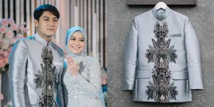 8 Detail Busana Rizky Billar Saat Lamaran, Gagah Kenakan Beskap Mewah
