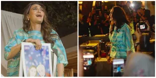 8 Foto Acara Bukber Bareng Luna Maya, Dekorasinya Ala Pelaminan!