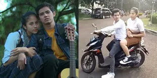 8 Foto Aliando Syarief dan Shita Marino Boncengan Naik Motor ke Lokasi Syuting 'Keajaiban Cinta' SCTV, Manis Banget!