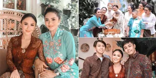 8 Foto Cantik Yuni Shara dengan Kebaya Merah di Acara Tedak Siten Ponakan, Anggun Banget!