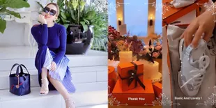8 Foto Deretan Kado Ulang Tahun Syahrini, Bertabur Hermes dan Brand Mewah Hadiah dari Sahabat