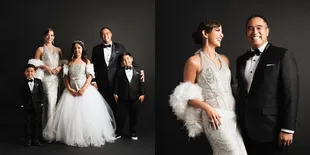 8 Foto Family Portrait Nia Ramadhani dan Ardi Bakrie yang Bak Bangsawan Eropa, Mikhayla Tampil Cantik Serupa Princess 