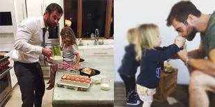 8 Foto Ini Buktikan Chris 'Thor' Hemsworth Memang Sayang Anak