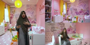 8 Foto Kamar Khalisa anak Kartika Putri dan Habib Usman yang Bernuansa Pink, Ruangan Super Steril - Ada Lemari Isi Baju Import