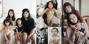 8 Foto Kocak Keluarga Ringgo dan Sabai Morscheck, Baby Mars Dijadikan 'Bahan Percobaan'