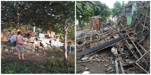 8 Foto Kondisi Pasca Gempa Koyak Lombok, Rumah-Rumah Hancur!