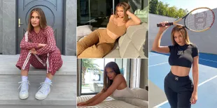8 Foto Kylie Jenner di Rumah Barunya, Pamer Kolam Renang - Lapangan Tenis Pribadi