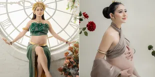 8 Foto Laura Theux Pamer Bare Baby Bump di Maternity Shoot Terbaru, Cantik dengan Sentuhan Adat Bali
