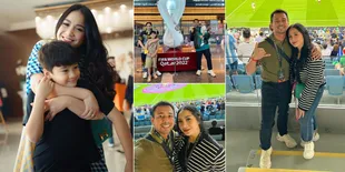 8 Foto Nagita Slavina di Qatar, Disebut Makin Cantik dan Bening Saat di Luar Negeri