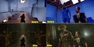 8 Foto Sebelum-Sesudah Efek CGI 'GODS OF EGYPT', Bikin Pangling!