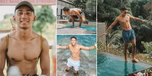 8 Foto Shirtless Daffa Wardhana Anak Marini Zumarnis, Pamer Tubuh Berotot dan Chocolate Abs 