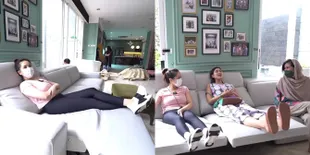 8 Foto Sofa Mewah Baru Nagita Slavina yang Dibeli Buat Rumah Andara, Super Canggih Pakai Sambungan Listrik!