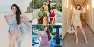 8 Foto Style Hot Mama Celine Evangelista, Tetap Cantik dan Langsing Bak Gadis Perawan
