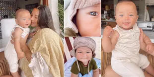 8 Foto Terbaru Baby Kiyoji Anak Jennifer Bachdim yang Makin Besar dan Bulat Menggemaskan, Matanya Bule Banget!