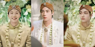 8 Foto Viral BTS Pakai Beskap Hasil Editan Fans, Bikin ARMY Auto Halu Jadi Mempelainya