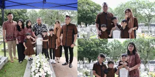 8 Momen Annisa Pohan dan Aliya Rajasa Ziarah ke Makam Ani Yudhoyono, Wajah Sendu SBY Bikin Netizen Ikut Bersedih