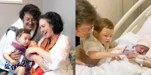 8 Momen Detik-Detik Baby Djiwa Putri Pertama Nadine Chandrawinata Dan Dimas Anggara Saat Bertemu Sang Adik, Perhatian Banget