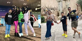 8 Momen Liburan Dewi Perssik dan Keluarga ke Singapura, Seru Banget